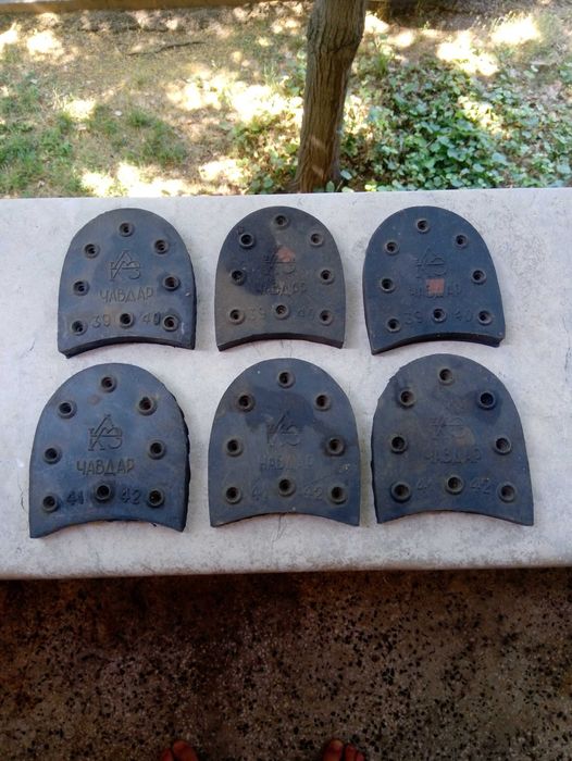 7 броя ток-пета за мъжка обувка БГ- Чавдар -СОЦ