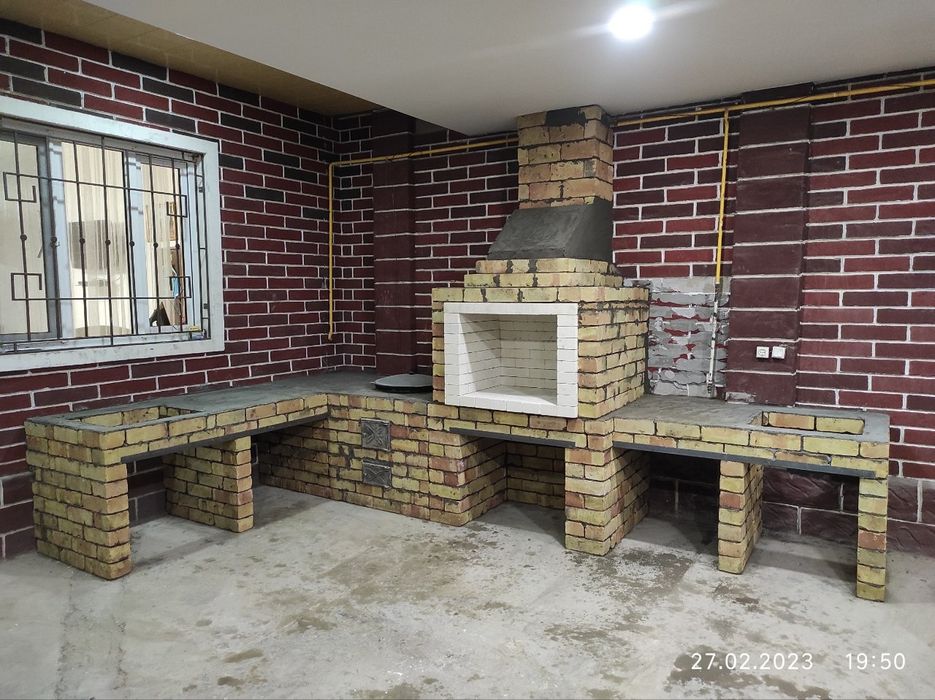 Очаги летняя кухня в любом комплексе барбикю и разные печки