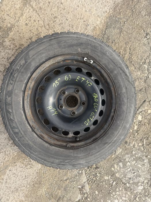 Стоманена джанта VW GOLF V TOURAN 1K0601027AG 6JX15H2 ET47 ном 14