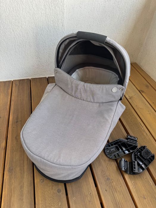 Landou Cybex Cot S Gri + adaptori