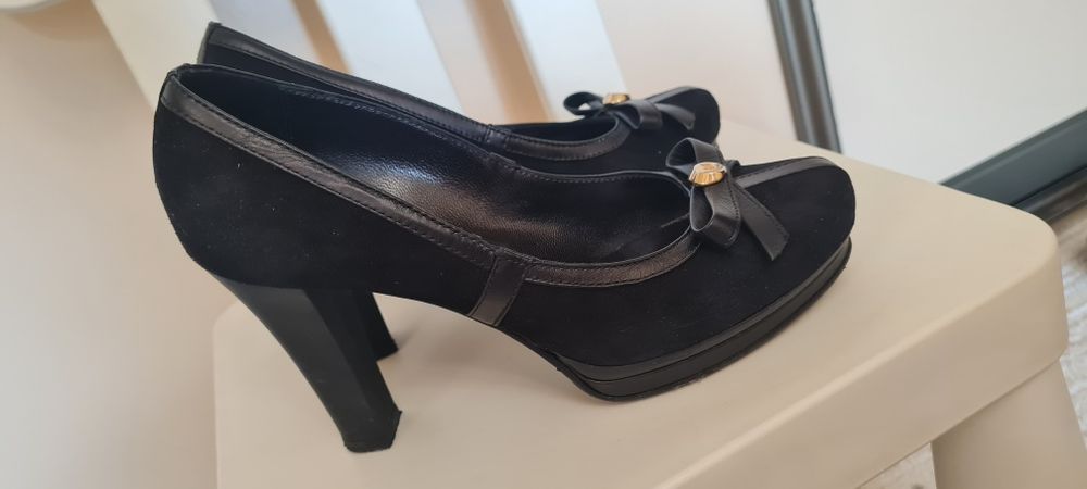 Туфли замша нат.36 р