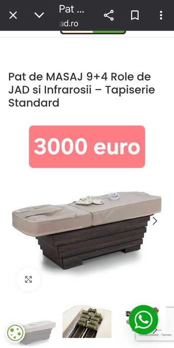 Vand pat masaj profesional,nou