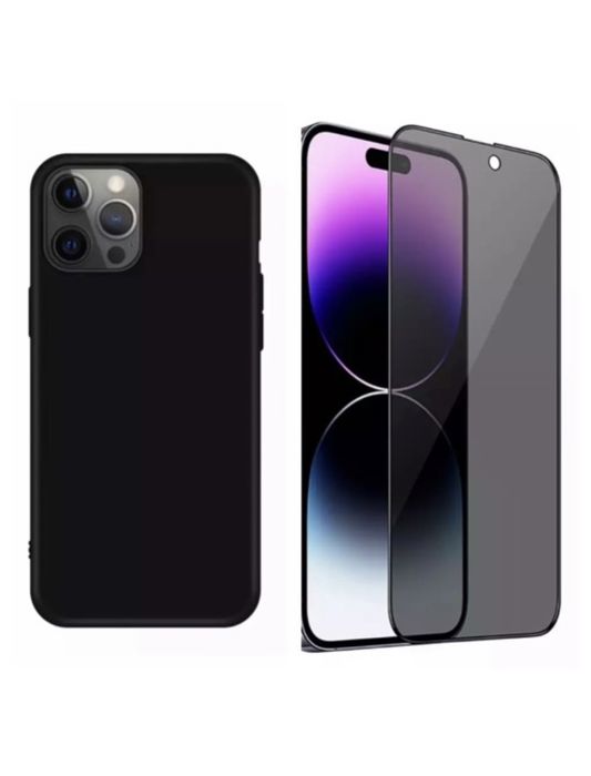 Iphone 14/15/16/17 PRO MAX PLUS Husa Secure Case Slim si Folie Sticla