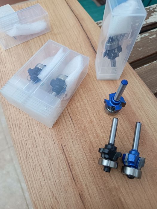 Freză cant abs cu rază de 2 și coadă de 6 și 6,3 mm