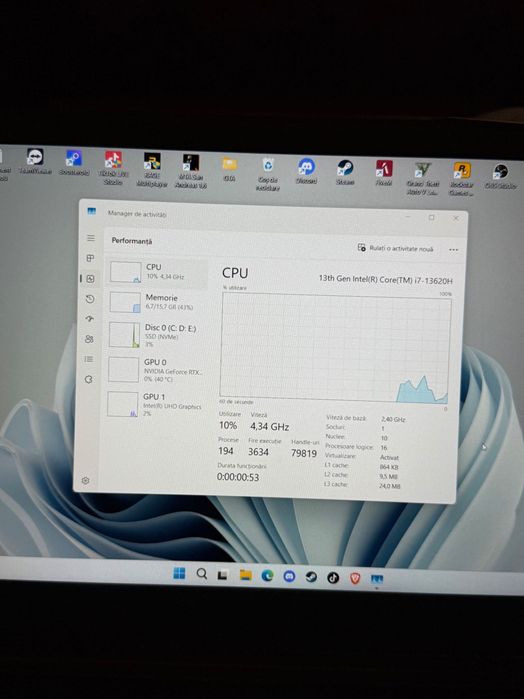 Vând Laptop MSI Thin 15 B13VE