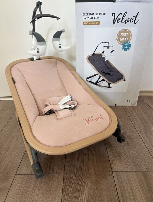 Бебешки шезлонг Chipolino Velvet