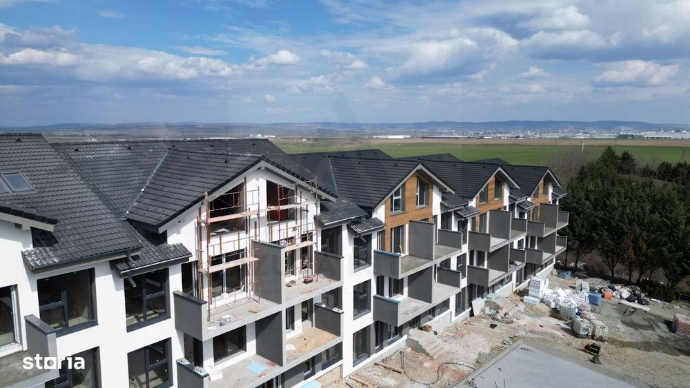 Apartament premium 68.4 mp utili 3 camere 2 bai etaj 1 in Cristian