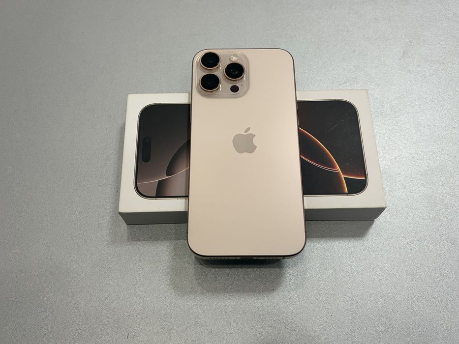 Iphone 16 Pro Max, 256 gb, Desert Titanium, la cutie