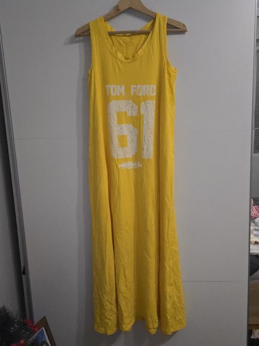 Лятна жълта рокля Tom Ford