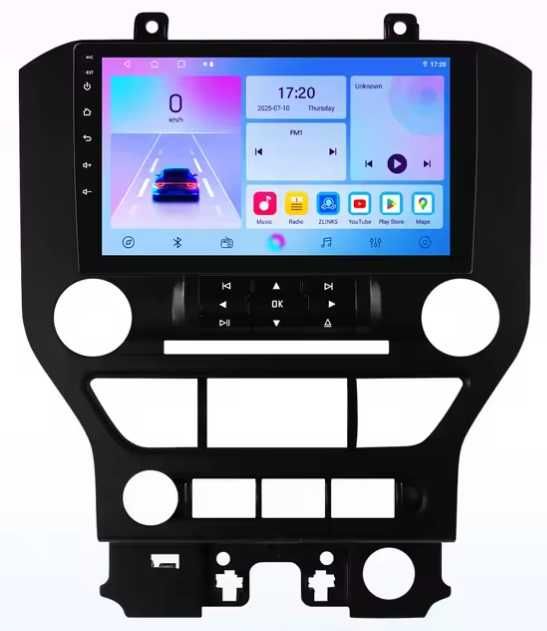 Мултимедия 9″ Android 14 за FORD MUSTANG VI CARPLAY навигация RDS DSP GPS