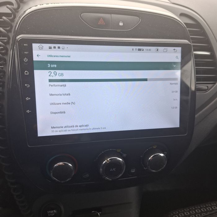 Sistem navigație cu Android 12  pentru Renault Captur 1 facelift