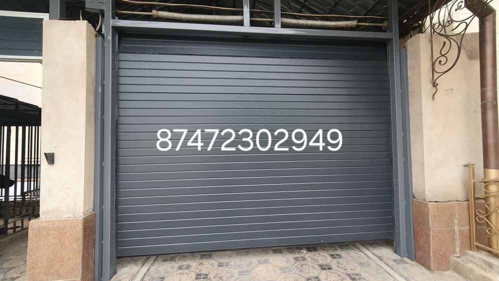 Покраска ворот крыш