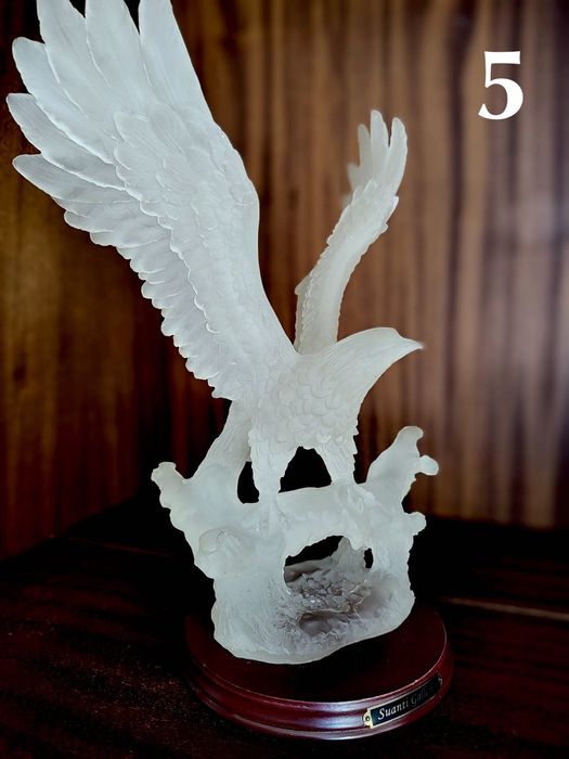 Италианскa фигуркa от стъкло и стауетка на Suanti Galleries