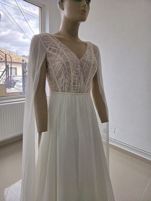 Rochie de mireasa din matase