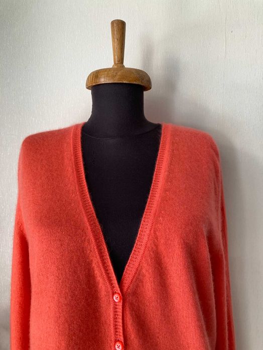 100% Cashmere женска кашмирена жилетка пуловер кашмир размер L