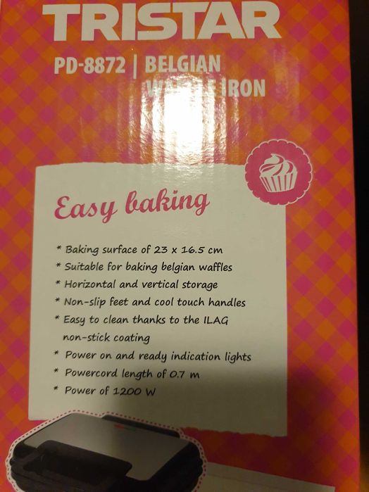 Aparat wafe nou Tristar PD 8872