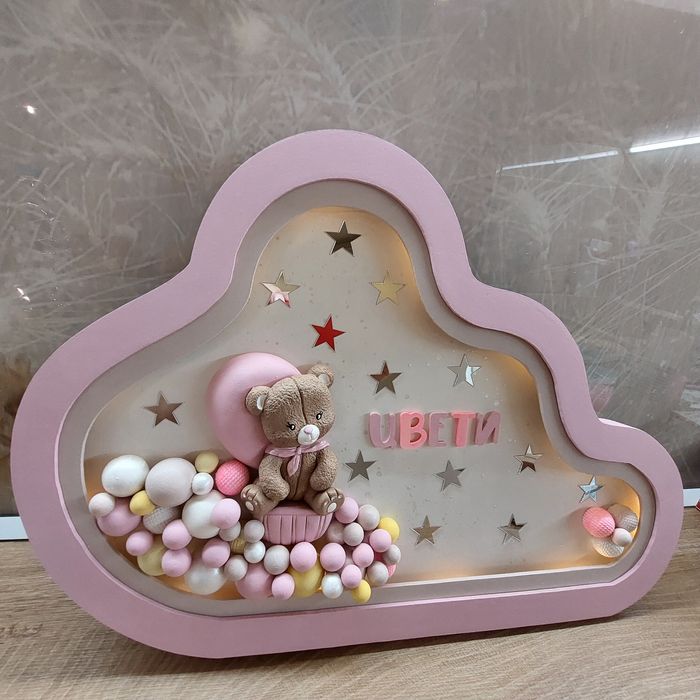 3D детски нощни лампи – ръчна изработка от гипсокерамика