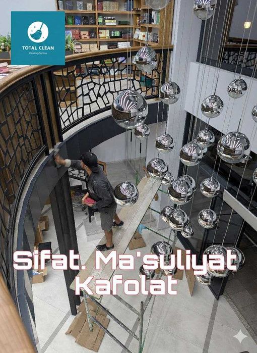 Uyingiz va ofis uchun ideal tozalik!Toshkentda professional klining