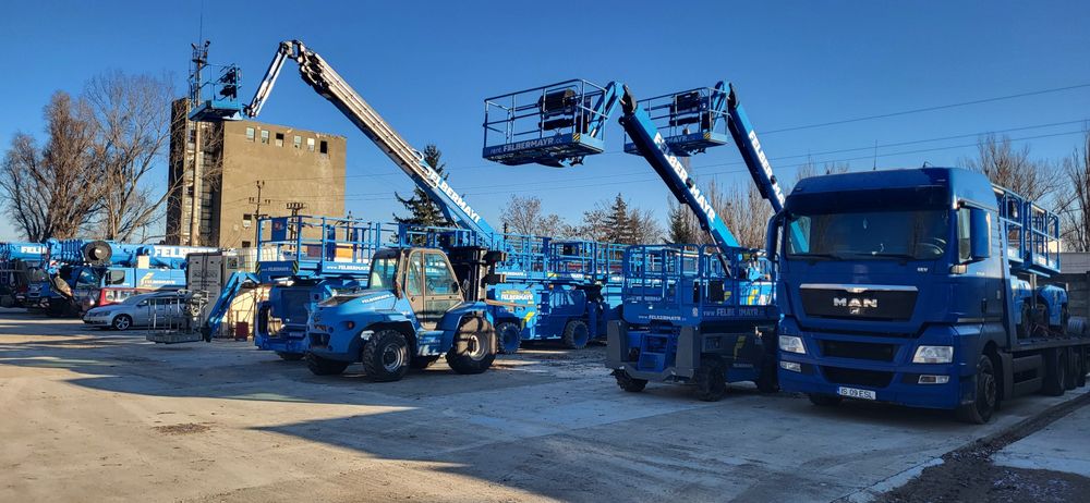 Închiriez Macara  Spider motostivuitor nacela Manitou macara Paianjen