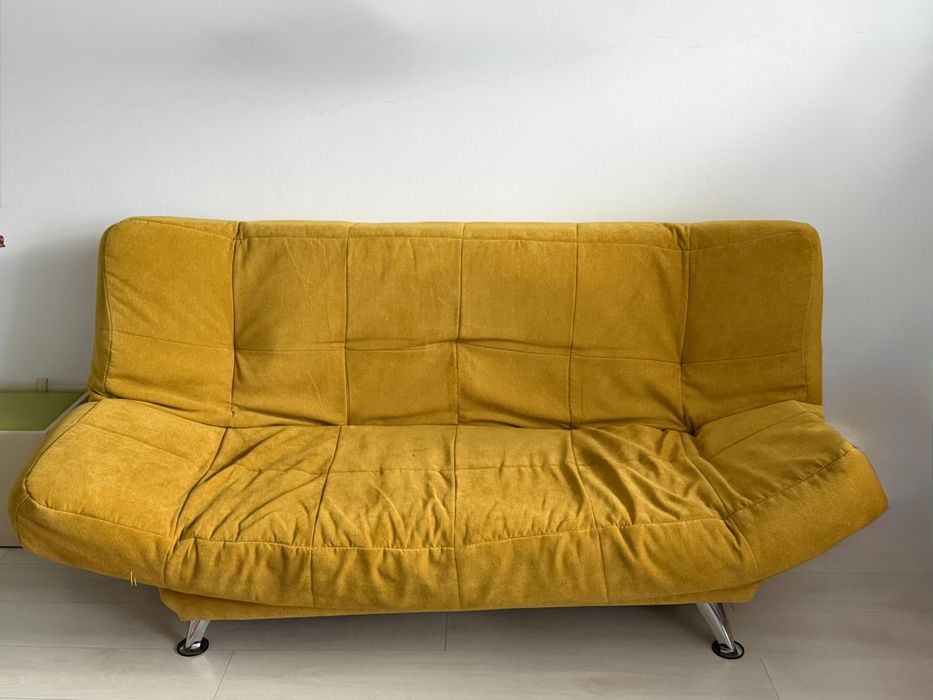 Canapea extensibila, 3 locuri, lada depozitare