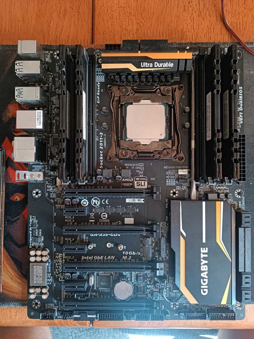 Материнская плата Gigabyte X99 UD4 Комплект (Мать-Проц+Озу32ГБ+Охлад)