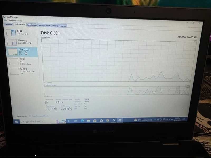 Vand Dynabook (toshiba) Satellite PRO E10-S