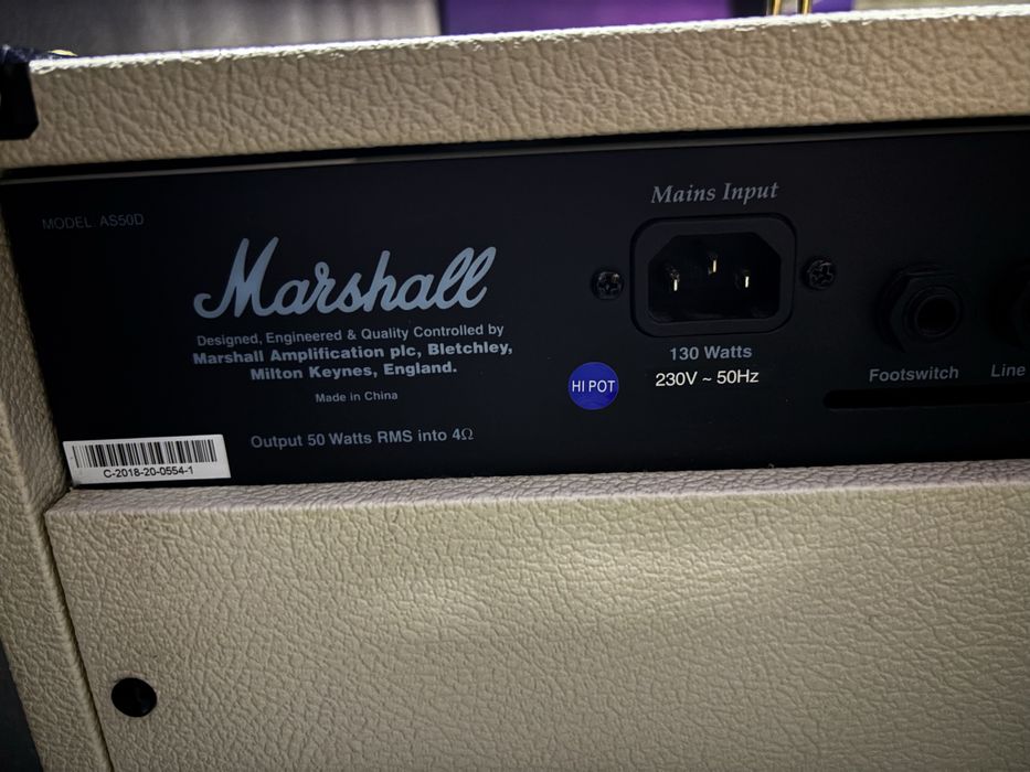 Marshall AS50D акустично кубе