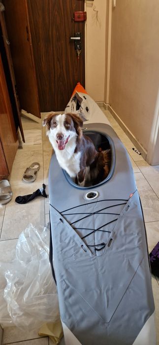 Надуваем dropstitch каяк ITWIT X500 + неопренова шприцка