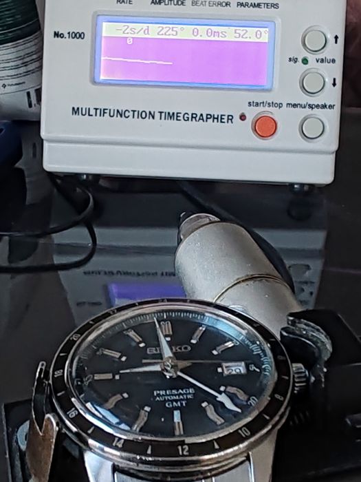 Ceas Seiko Presage Automatic GMT, Green 41 mm