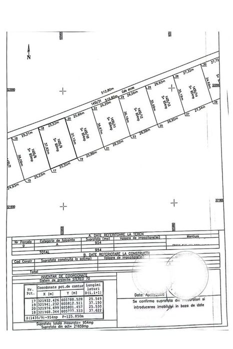 Vanzare teren intravilan Cernica_Tânganu, lot 954mp