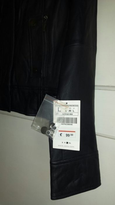 Geaca de piele Zara