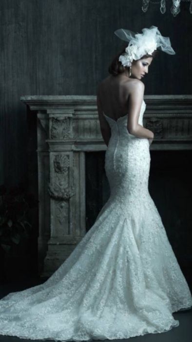 Шикарное свадебное платье