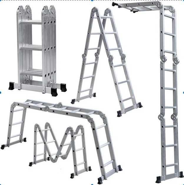 Лестница-трансформер 4-секционная, 20 ступеней STR-505 FitGood