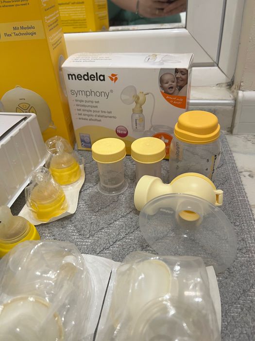 Помпа за кърма Medela Swing Flex, Електрическа, Двуфазна