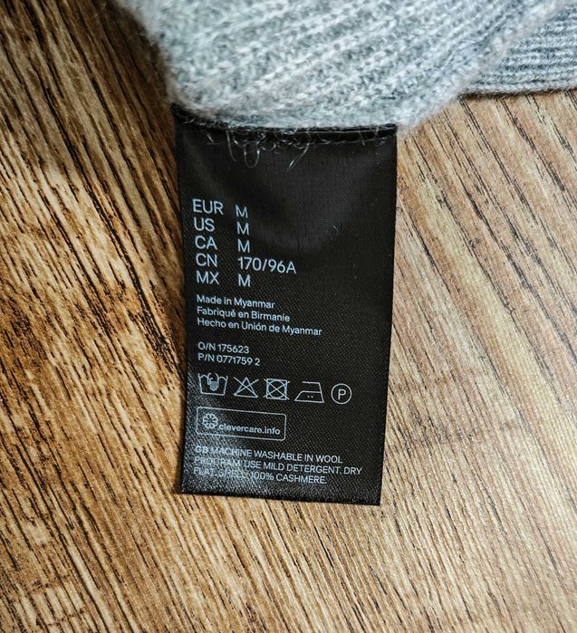 H&M 100% Кашмирен дамски пуловер размер М