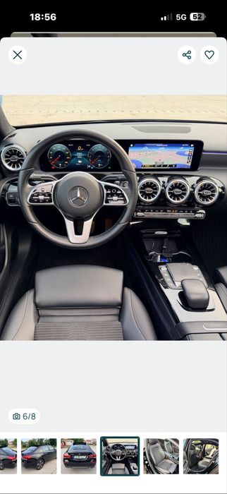 Mercedes A Class-A 180d an 2020 -berlina-unic proprietar-automata/panoramic!