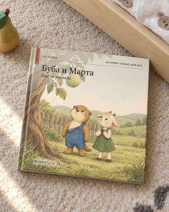 Детская книга «Ещё не поспела», 1,5–3 года, про ожидание, Ташкент