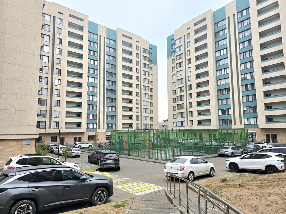 Благоустроенная 3-х комнатная квартира в ЖК "Отау сити".