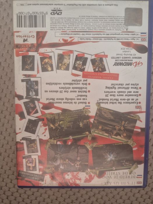 Joc de colecție  Mortal Kombat, ptr PlayStation  2 ps2, ps 2