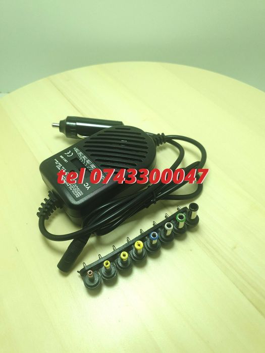 Incarcator Universal Pentru Laptop Pentru Auto Alimentare La 12v