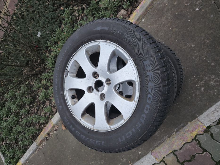 Set jante si cauciucuri Peugeot 307 196 65 15 BFGoodrich All season