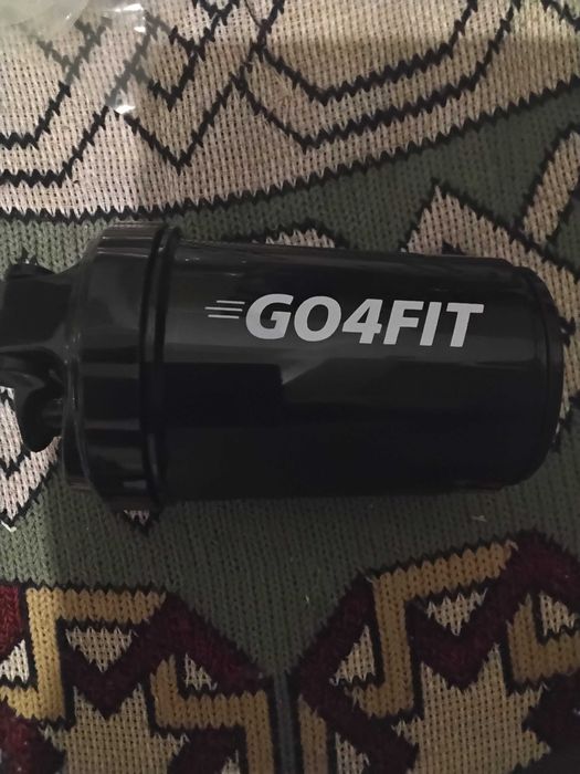 Shaker GO4FIT,plastic fara BPA,500ml,prepararea bauturi proteice,nou