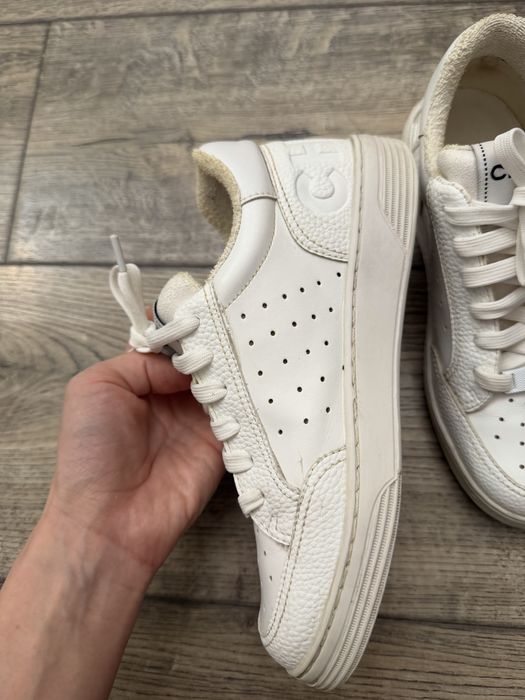 Кроссовки chanel кожа