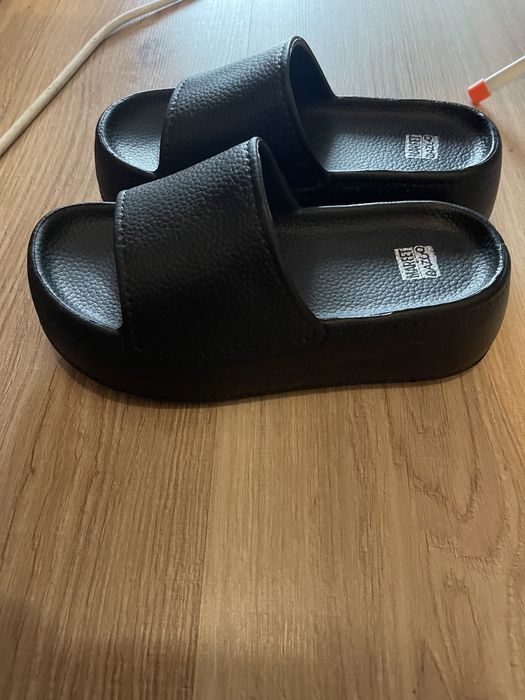 Дамски гумени чехли на платформа, чехли на платформа H&M