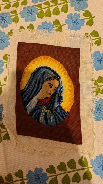 Goblene cusute față verso