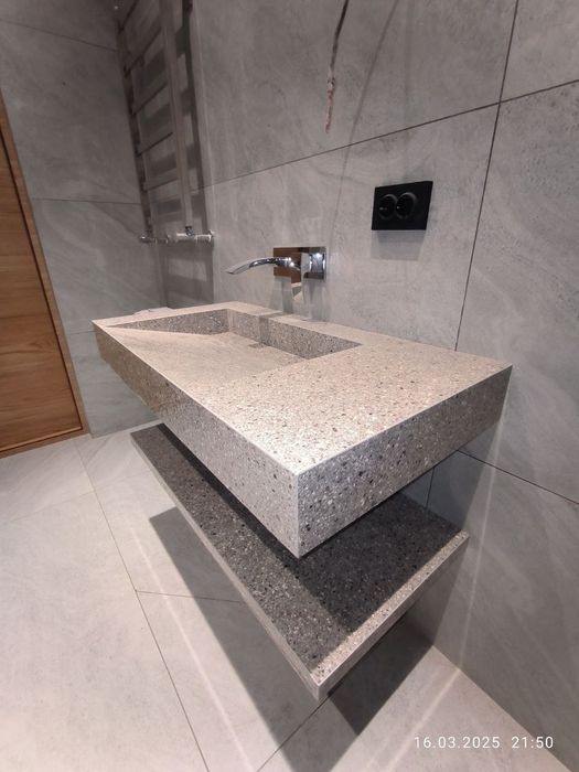 Раковина из керамогранита