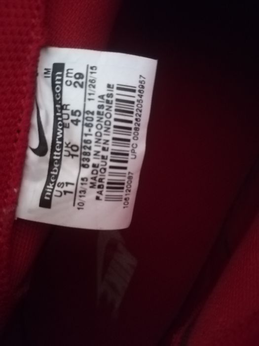 Bascheți Nike nr 44 piele întoarsă