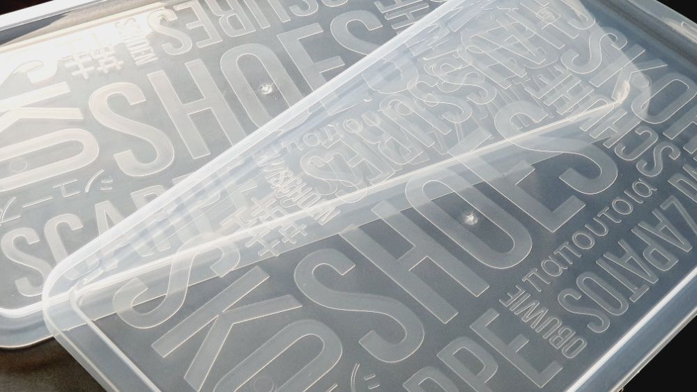 Nou Capac cutie Pantofi plastic transparent