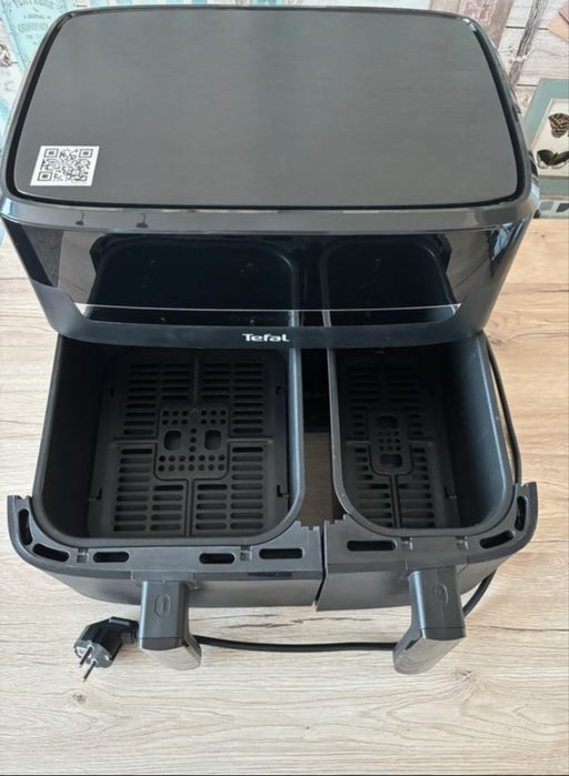 Friteuză cu aer cald Tefal Dual Easy Fry EY901N10