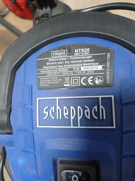 Прахосмукачка за сухо и мокро почистване 1300w, 20л.